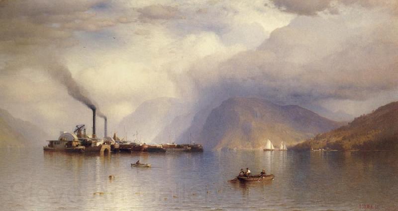 Colman Samuel Storm King on the Hudson Norge oil painting art